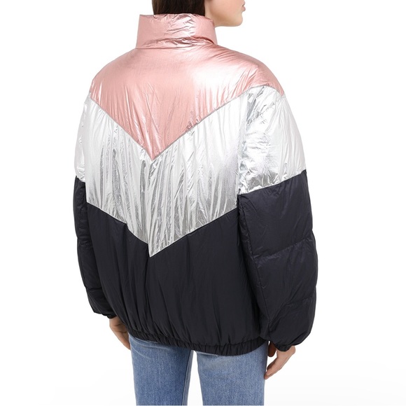 Isabel Marant Etoile Metallic Puffer Coat - Picture 2 of 8